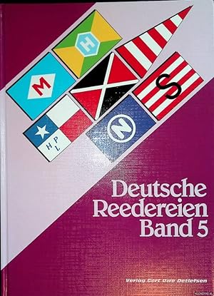 Imagen del vendedor de Deutsche Reedereien: Band 5 a la venta por Klondyke