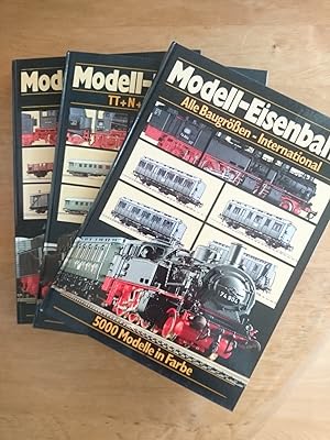 Modell-Eisenbahn - 3 Bände in gleicher Ausstattung (Großformat)