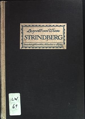 Seller image for Strindberg : e. Beitrag zur Soziologie der Geschlechter. for sale by books4less (Versandantiquariat Petra Gros GmbH & Co. KG)