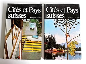 CITES ET PAYS SUISSES de GONZAGUE DE REYNOLD en 2 TOMES 1964 RENCONTRE, HISTOIRE