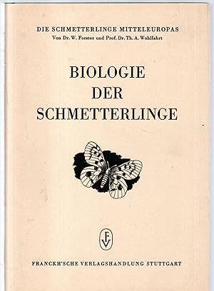 Bild des Verkufers fr Die Schmetterlinge Mitteleuropas Bd. 1: Biologie der Schmetterlinge zum Verkauf von Antiquariat Jterbook, Inh. H. Schulze