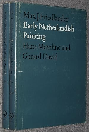 Immagine del venditore per Hans Memlinc and Gerard David (Early Netherlandish Painting ; vols. VI Part 1 and VI Part 2) + Supplements venduto da Springhead Books