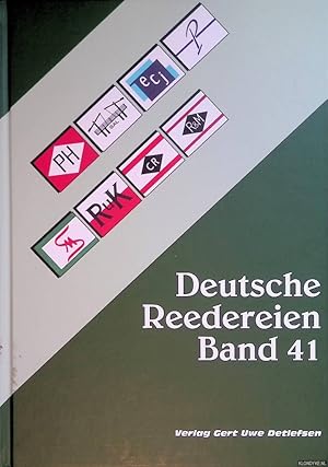 Imagen del vendedor de Deutsche Reedereien: Band 41 a la venta por Klondyke