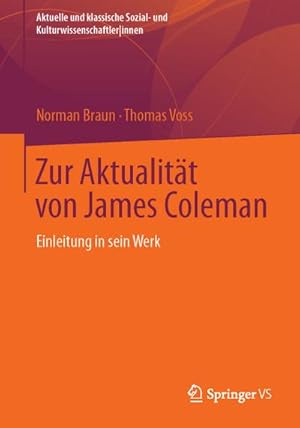 Bild des Verkufers fr Zur Aktualitt von James Coleman zum Verkauf von BuchWeltWeit Ludwig Meier e.K.