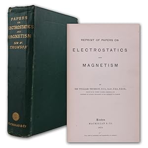 Imagen del vendedor de Reprint of Papers on Electrostatics and Magnetism. a la venta por Antiquariat Gerhard Gruber