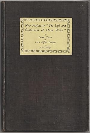 Bild des Verkufers fr - New Preface to "The Life and Confessions of Oscar Wilde". zum Verkauf von Antiquariat Herold