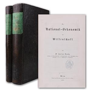 Bild des Verkufers fr Theorie und Geschichte der National-Oekonomik. 2 Bnde. zum Verkauf von Antiquariat Gerhard Gruber