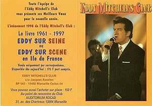 "Eddy MITCHELL" Carte calendrier Eddy Mitchell's Club 1998