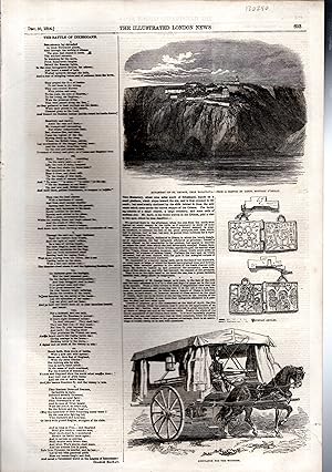Image du vendeur pour PRINT: "The Battle of Inkermann".poem from The Illustrated London News, December 30, 1854 mis en vente par Dorley House Books, Inc.