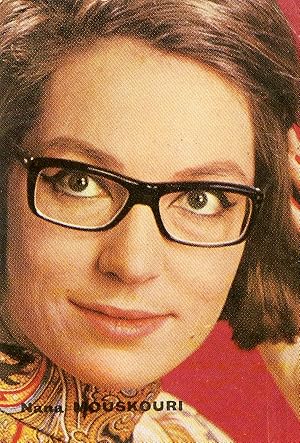 Image du vendeur pour "Nana MOUSKOURI" Carte vignette originale mis en vente par Mad-Museum