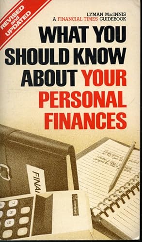 Immagine del venditore per What You Should Know About Your Personal Finances venduto da Librairie Le Nord