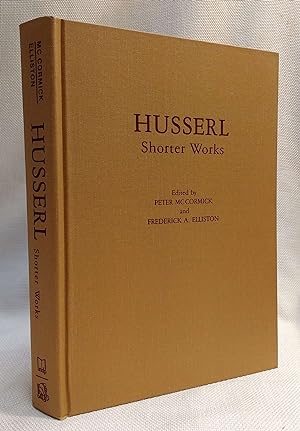 Immagine del venditore per Husserl: Shorter Works venduto da Book House in Dinkytown, IOBA