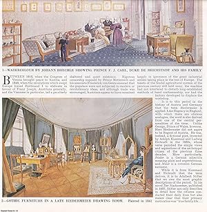 Seller image for Biedermeier Interiors: The Viennese at Home. Several pictures and accompanying text, removed from an original issue of Country Life Magazine, 1979. for sale by Cosmo Books