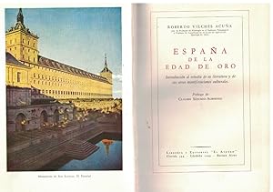 Seller image for ESPAA DE LA EDAD DE ORO. Introduccin al estudio de su literatura y de sus otras manifestaciones culturales for sale by Librera Torren de Rueda