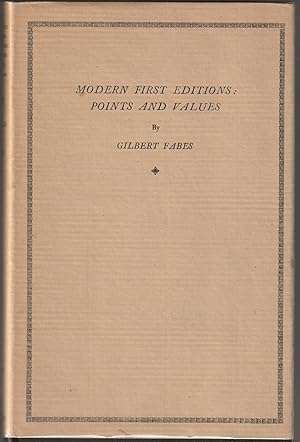 Modern First Editions: Points and Values