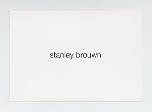 Exhibition card: stanley brouwn (22 January-5 March 2021)