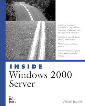 Bild des Verkufers fr Inside Windows 2000 Server zum Verkauf von WeBuyBooks