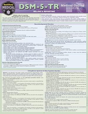 Imagen del vendedor de Dsm-5-tr Medical Coding : A Quickstudy Laminated Reference Guide a la venta por GreatBookPrices
