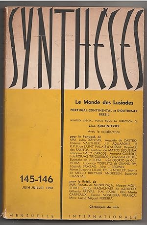 Image du vendeur pour Le Monde des Lusiades: Synthses 145-146 mis en vente par Biblioteca de Babel