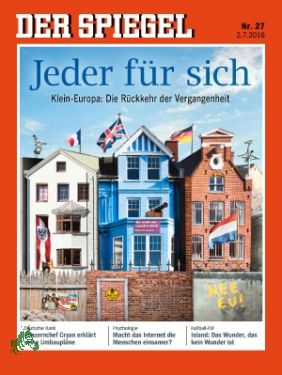 Bild des Verkufers fr 27/2016, Jeder fr sich zum Verkauf von Antiquariat Artemis Lorenz & Lorenz GbR