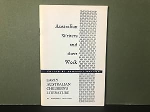 Image du vendeur pour Early Australian Children's Literature (Australian Writers and Their Work) mis en vente par Bookwood