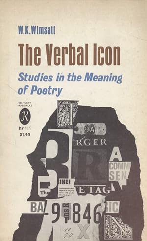 Bild des Verkufers fr The Verbal Icon: Studies in the Meaning of Poetry zum Verkauf von Fundus-Online GbR Borkert Schwarz Zerfa