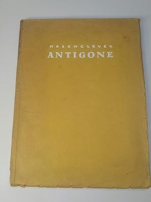 Bild des Verkufers fr Antigone. Tragdie in 5 Akten. - Erstausgabe zum Verkauf von ANTIQUARIAT Franke BRUDDENBOOKS