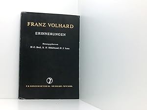 Seller image for Franz Volhard (Erinnerungen) Erinnerungen for sale by Book Broker