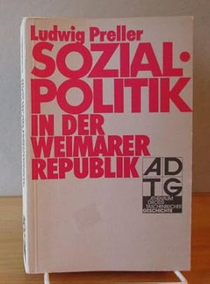 Seller image for Sozialpolitik in der Weimarer Republik. [Athenum-Droste-Taschenbcher Geschichte, 7210] for sale by Versandantiquariat Gebraucht und Selten