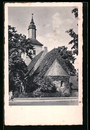 Bild des Verkufers fr Ansichtskarte Berlin-Mariendorf, Alte Dorfkirche zum Verkauf von Bartko-Reher
