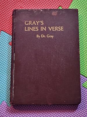 Gray's Lines In Verse