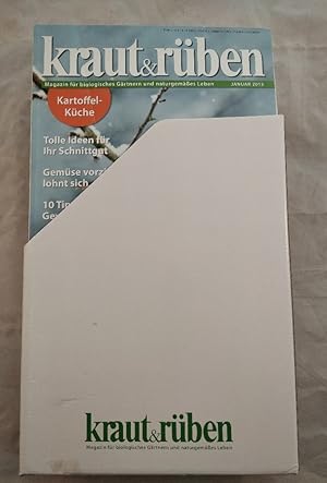 kraut&rüben - Jahrgang 2013, komplett, 12 Hefte im Schmuckschuber. Magazin für biologisches Gärtn...