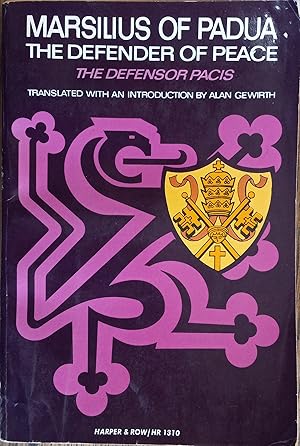Imagen del vendedor de The Defender of Peace (Defensor Pacis) (Records of Civilization, Sources and Studies) a la venta por The Book House, Inc.  - St. Louis
