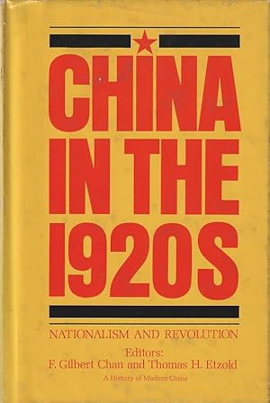 China in the 1920s. Nationalism and Revolution.