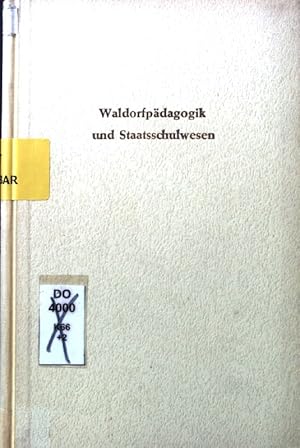 Bild des Verkufers fr Waldorfpdagogik und Staatsschulwesen. Erziehungswissenschaftliche Bcherei : Reihe 5 zum Verkauf von books4less (Versandantiquariat Petra Gros GmbH & Co. KG)