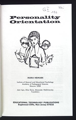 Seller image for Personality Orientation. for sale by books4less (Versandantiquariat Petra Gros GmbH & Co. KG)