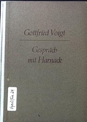 Seller image for Gesprch mit Harnack. Zur kritischen Auseinandersetzung mit dem "Wesen des Christentums". for sale by books4less (Versandantiquariat Petra Gros GmbH & Co. KG)