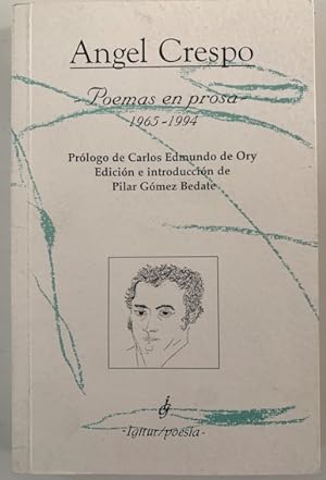 Image du vendeur pour Poemas en prosa, 1965-1994 mis en vente par Librera Pramo