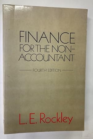 Seller image for Finance for the Non-Accountant. Fourth Edition. for sale by Plurabelle Books Ltd