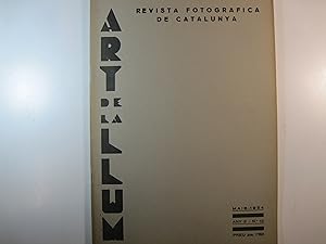 Seller image for ART DE LA LLUM: REVISTA FOTOGRFICA DE CATALUNYA.: MAIG, 1934. ANY,2. N 12 for sale by Costa LLibreter