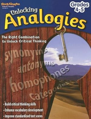 Image du vendeur pour Unlocking Analogies: Reproducible Grades 4-5 [Soft Cover ] mis en vente par booksXpress