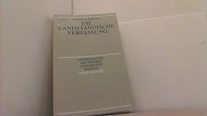 Seller image for Die landstndische Verfassung. Enzyklopdie Deutscher Geschichte Bd. 67. for sale by Antiquariat Uwe Berg