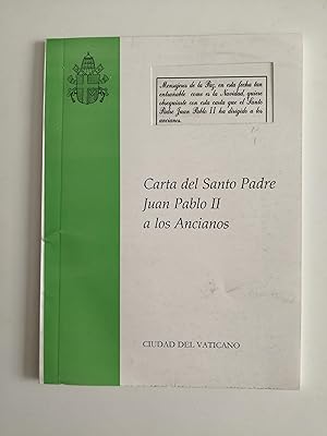 Bild des Verkufers fr Carta del Santo Padre Juan Pablo II a los ancianos zum Verkauf von Perolibros S.L.