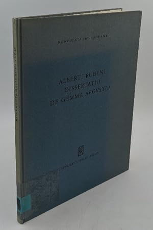 Image du vendeur pour Alberti Rubeni : Dissertatio de gemma Augustea. (=Heinz Khler [Hrsg.] / Monumenta artis Romanae ; 9). mis en vente par Antiquariat Thomas Haker GmbH & Co. KG