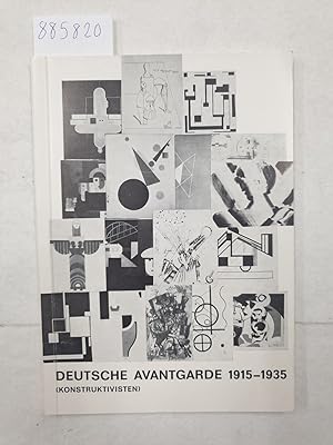 Bild des Verkufers fr Deutsche Avantgarde 1915-1935 (Konstruktivisten) : zum Verkauf von Versand-Antiquariat Konrad von Agris e.K.