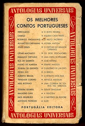 Imagen del vendedor de Os Melhores Contos Portugueses. Primeira Srie / Seleco e prefcio de Guilherme de Castilho a la venta por Lirolay