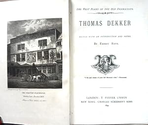 Imagen del vendedor de The Best Plays of the Old Dramatists THOMAS DEKKER a la venta por Douglas Books