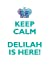 Seller image for Keep Calm, Delilah Is Here Affirmations Workbook Positive Affirmations Workbook Includes: Mentoring Questions, Guidance, Supporting You [Soft Cover ] for sale by booksXpress