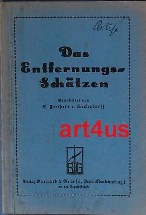 Bild des Verkufers fr Das Entfernungsschtzen : Mit Seh- und Horch-bungen. zum Verkauf von art4us - Antiquariat