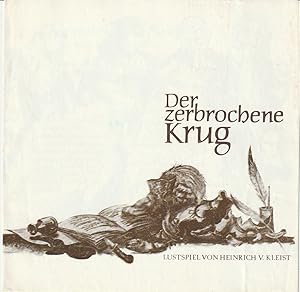 Seller image for Programmheft Heinrich von Kleist DER ZERBROCHENE KRUG Premiere 1. Februar 1975 Spielzeit 1974 / 75 Nr. 8 for sale by Programmhefte24 Schauspiel und Musiktheater der letzten 150 Jahre